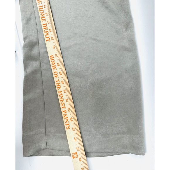 Ann Taylor Women's Medium NWT Sz 16 Satin Wide Leg Pants Champagne Tan HH47 - Picture 10 of 11